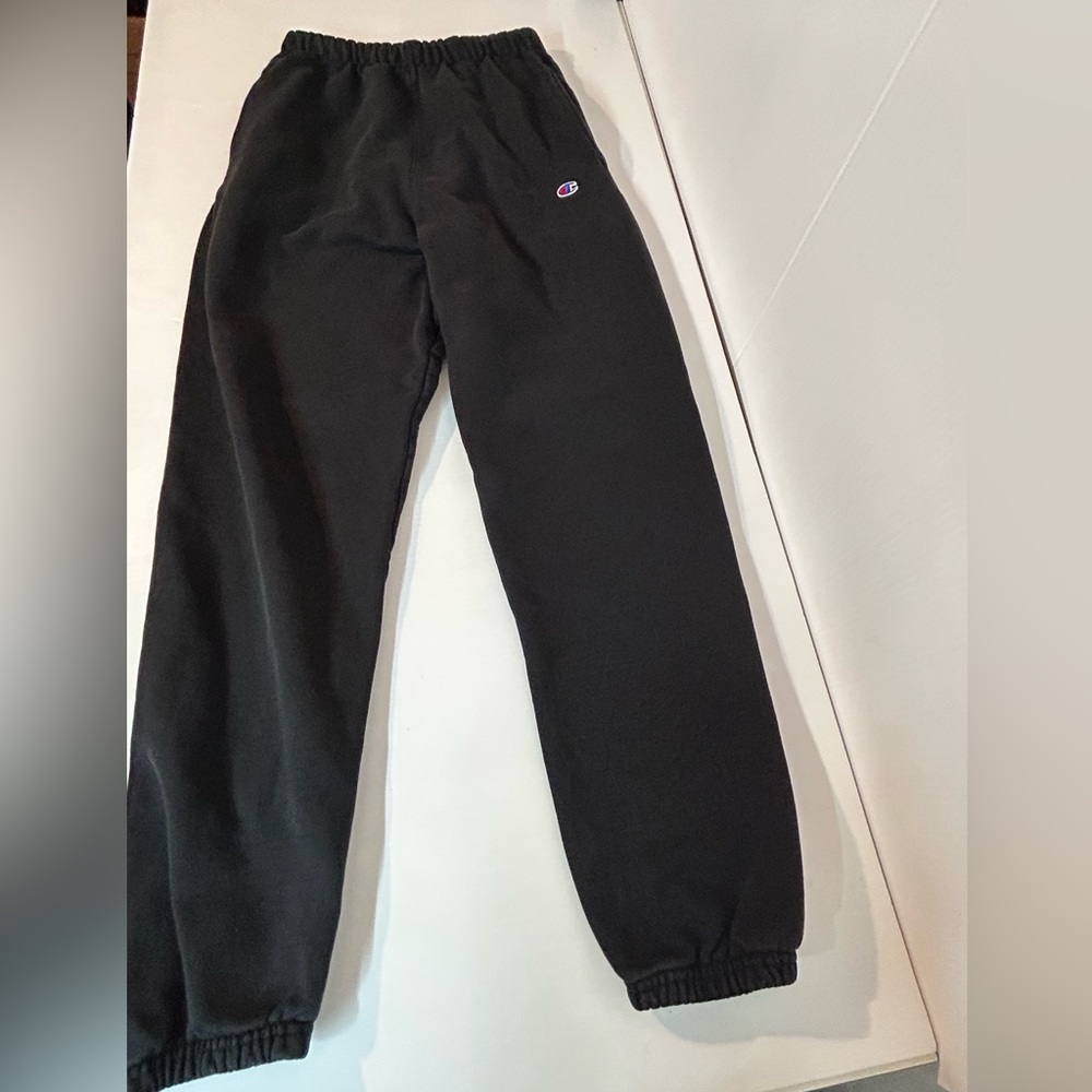 Champion Reverse Weave Black Sweatpants Joggers Small